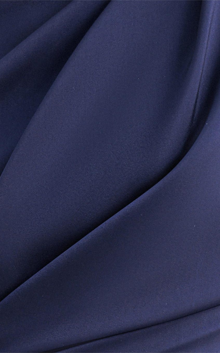 Satin Gathering Ruffle Maxi Dress